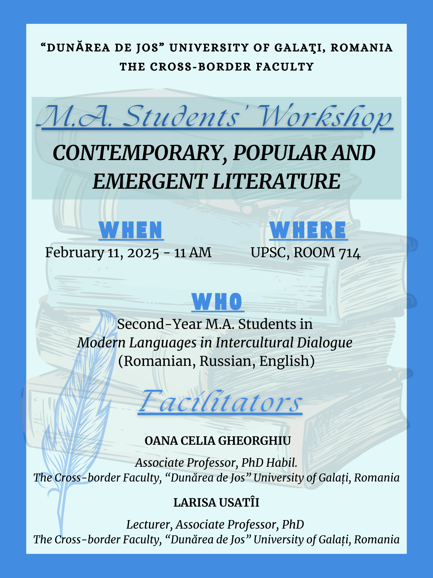 Contemporary Popular and Emergent Literature